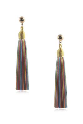 Cotton Rope Tassel Earrings E4547