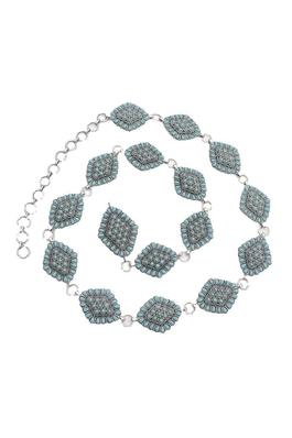 Diamond Shaped Turquoise Waist Chains WA0151