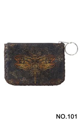 Dragonfly Printed Coin Purse HB0665 - NO.101