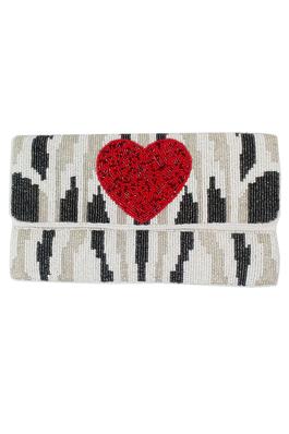 HEART Beaded Clutch LAC-SS-795