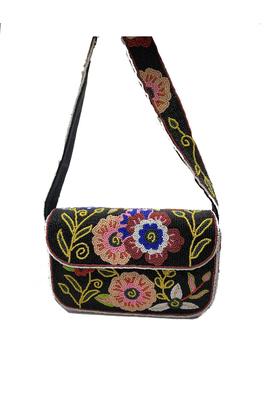 Double Sided florals Beaded Clutch LAC-SB-003