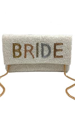 BRIDE Beaded Clutch Bag LAC-SS-404