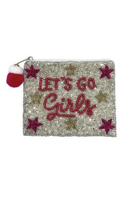 Let Go Girls Beaded Coin Purse LAC-CP-1329