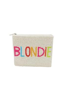 Double BLONDIE Beaded Coin Purse LAC-CP-1054