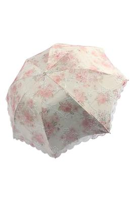 Floral Embroidered Lace Folding Umbrella MIS0947