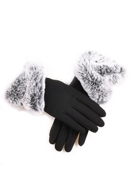 Fur Woolen Gloves GL0039