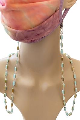 Crystal Beads Metal Mask Holder 