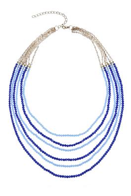 Women Fashion Strand Crystal Collar Necklace