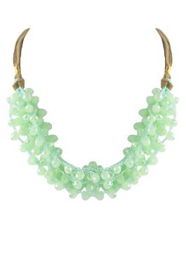 Strand Women Crystal Bead Collar Necklaces 