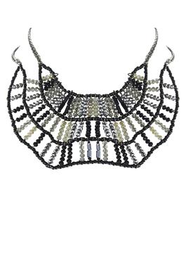 Women  Special Black  Crystal Bead Necklaces