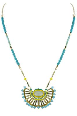 Bohemian Women Crystal Beads Collar Necklace