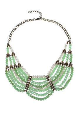 Bohemian Crystal beaded Statement Collar Necklace