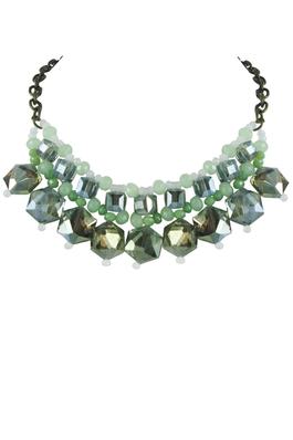Fashion Women Crystal Statement Collar Necklace