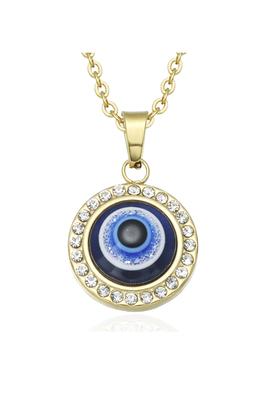 Evil Eye Alloy Chain Necklace N4182