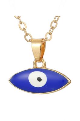 Evil Eye Alloy Chain Necklace N4181
