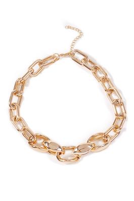 Chain Alloy Choker Necklace N3873
