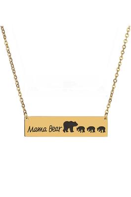 Bear Stainless Steel Necklace N3842