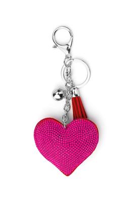 Heart Rhinestone Keychain K1278