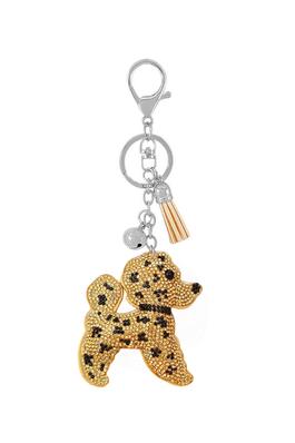 Dog Rhinestone Key Chain K1288