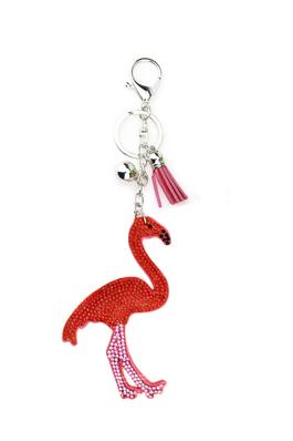 Flamingo Rhinestone Key Chain K1231