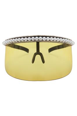 Pearl Rhinestone headbands Sunglasses G0136