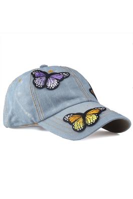 Butterfly Demin Cap C0484