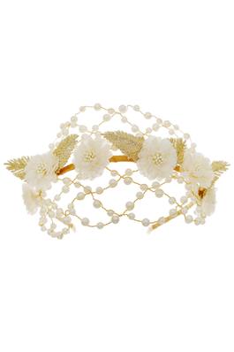 Floral Pearl Bead Headband L4340