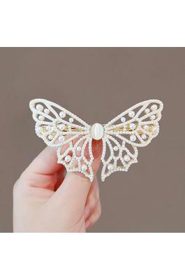 Butterfly Pearl Hair Clip L4496