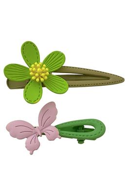 Buttefly Floral Hair Pin Set L4408