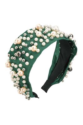 Pearl Fabric Headband L2733