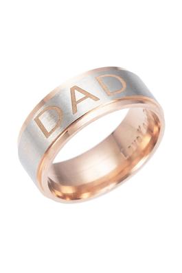 Dad Stainless Steel Ring R1719-RG