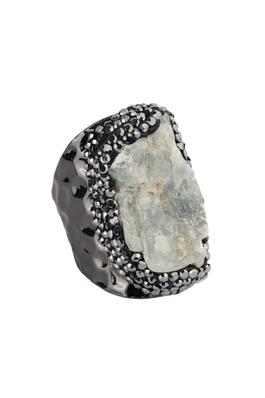 Kyanite Metal Cuff Rings R1537