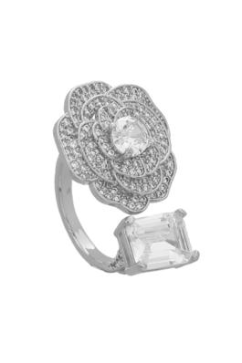 Floral Cubic Zirconia Rings R2494