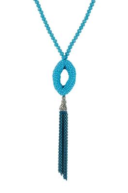 Women Fashion Jewelry Rhinestone Tassel Necklaces
