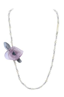 Bohemian Women Flower Crystal Beads Necklace