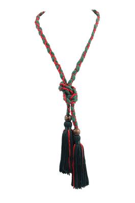 Texile Tassel Wrap Necklace N3411