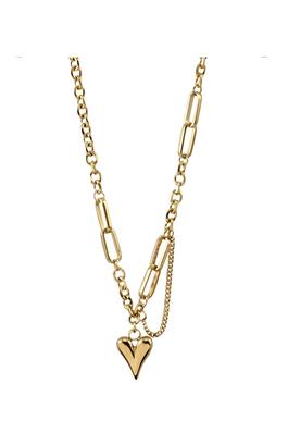Heart Pendant Stainless Steel Necklace N4745