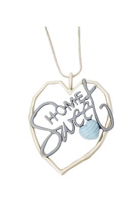Sweet Home Heart Leather Necklace N4383