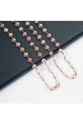 Crystal Beaded Long Necklaces N1163-159-CR