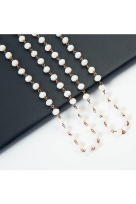 Crystal Beaded Long Necklaces N1163-158-CR