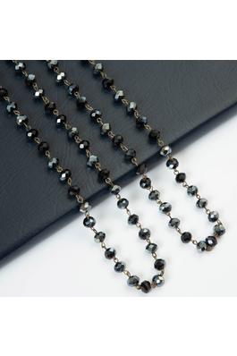 Crystal Beaded Long Necklaces N1163-152-BZ