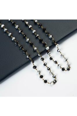 Crystal Beaded Long Necklaces N1163-144-BZ