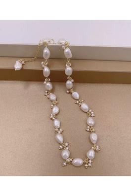Irregular Fresh Water Pearl Bead Necklace N4431