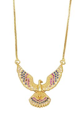 Dove Cubic Zirconia Chain Necklace N4979