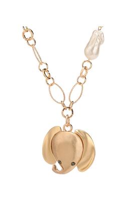 Elephant Pendant Chain Necklace N4910