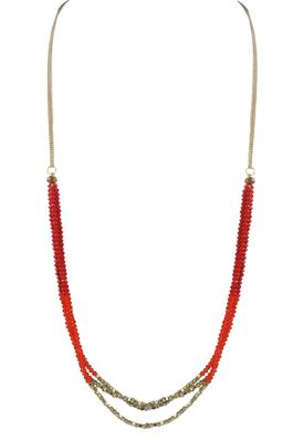 Women Bohemian Crystal Bead Long Necklaces