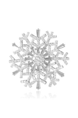 Snowflake Cubic Zirconia Pin PA4167