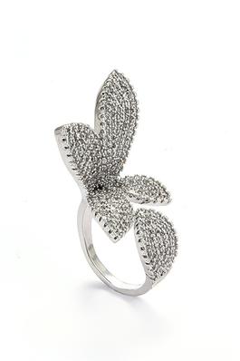 Floral Cubic Zirconia Rings R2501