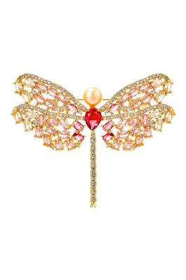 Dragonfly Cubic Zirconia Pin PA4806