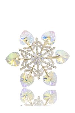Snowflake Cubic Zirconia Pin PA4781